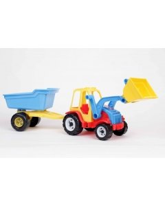 Traktor sahaga + käru