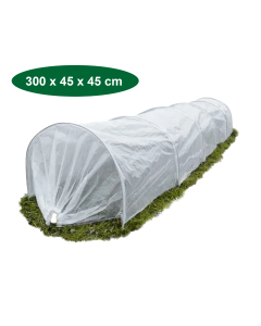 Tunnel kasvuhoone kattelooriga