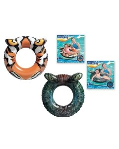 Bestway Ujumisrõngas Krokodill/Tiiger  / 91cm
