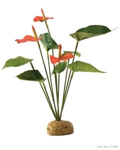 Terraariumi dekoratsioon /varjend Anthurium Bush 