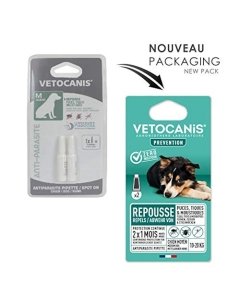 Vetocanis parasiiditõrje(sääsed, puugid, kirbud) koertele 10-20kg / pipett 2x3ml