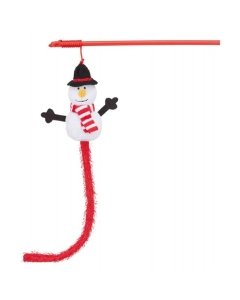 Mänguasi kassidele Xmas Mänguõng lumememmega, 31 cm