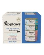 Applaws konservide komplekt kassidele kalavalikuga / 12x70g