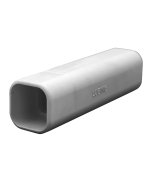 PVC ühendus ruudukulisele torule, sirge, pikk