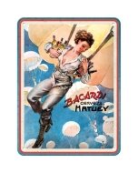 Metallplaat 15x20cm / Bacardi - Cerveza Hatuey Pin Up Girl