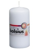Küünal Bolsius 60x120 / 33h / silinder / valge 