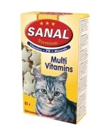 Multivitamiini maius kassidele Sanal Cat Premium / 50g