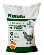 Munakanade granuleeritud täissööt fütobiootikumidega