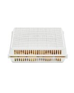 Munade hoidmise kast kaanega / 34х28,5х10,5cm / valge