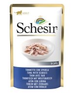 Schesir Cat kassikonserv tuunikala ja mereahvenaga / 85g