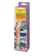 Riidekoid peletavad seedripuust pallid Zero In / 20tk/pakis