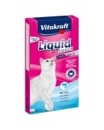 Vitakraft Liquid Snack with Salmon & Omega 3 vedel maius kassile / 6x15g