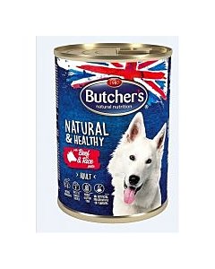 Butchers koera pasteet Natural & Healthy / veis ja riis / 1200g