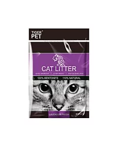 Looduslik paakuv kassiliiv Tiger Pet / 10l / lavendel