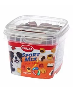 Sanal Sport Mix maiused koertele kana ja loomalihaga / 100g