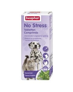 Beaphar No Stress tablets Dog/Cat / looduslikud stressi alandavad tabletid kassidele ja koertele, 20 tbl