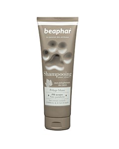 Beaphar Premium Premium Shampoo White for Dogs (tube) / shampoon valge karvastikuga koertele, alpi jänesekäpa ja sheapiima ekstraktidega, tuubis, 250 ml