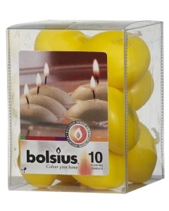 Ujuvküünal / 5h / kollane / 10tk /LM