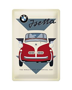 Metallplaat 20x30cm / BMW Isetta / KO