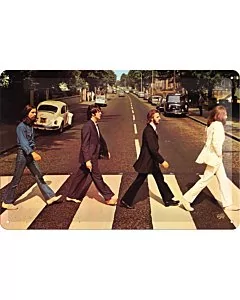 Metallplaat 20x30cm / The Beatles Abbey Road