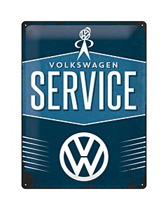 Metallplaat 30x40cm / VW Service
