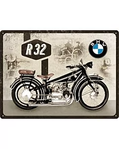 Metallplaat 30x40 cm / BMW Motorcycle R32