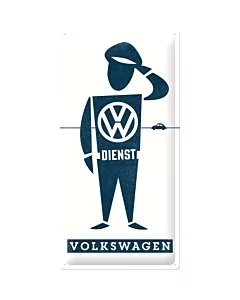 Metallplaat 25x50cm / VW Dienst