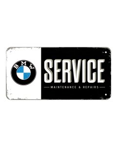 Metallplaat 10x20 cm / BMW Service