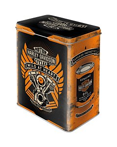 Жестяная коробка / L / 3D Harley-Davidson Wild at Heart