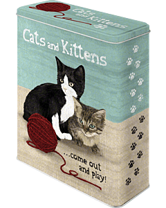 Жестяная коробка / Cats and Kittens / 4l