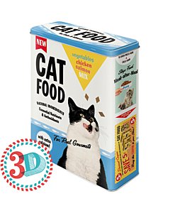 Metallpurk / XL / 3D Cat Food