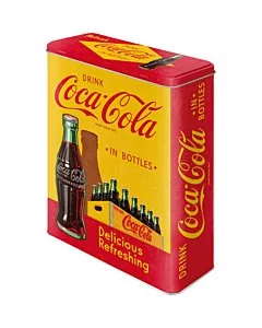 Metallpurk / XL / 3D Coca-Cola in bottles / LM