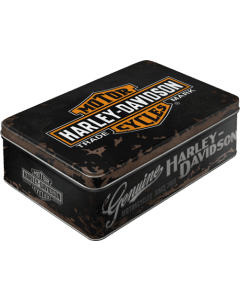 Metallkarp / flat 3D Harley-Davidson logo