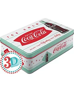 Metallkarp / flat 3D Coca-Cola Ice Cold