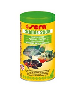Sööt tsikhliididele ja teistele suurtele kaladele Sera 'Cichlid-Sticks'  / 1000ml/M