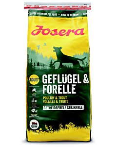 Josera Poultry & Trout teraviljavaba koeratoit / 15kg