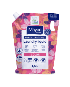 Pesugeel Color hüpoallergeenne Mayeri All-Care 1,5L täitepakk