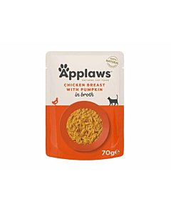 Applaws Cat Food einekotike kana/kõrvits / 70g