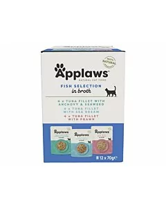 Applaws einekotikesed kassidele / kalavalik 12x70g