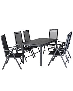 Aiamööbli komplekt IBIZA laud+ 6 tooli