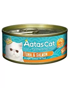 Aatas Cat Tantalizing Tuna & Salmon / tuunikala ja lõhega konserv kassidele 80g