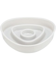Aeglase söötmise kauss / plastik 0,35 l / 15x15cm / hall