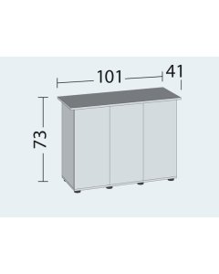 Akvaariumi alus RIO 180 SBX / hele puit