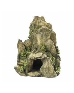 Akvaariumi dekoor Kivi koos samblaga ML 19cm roheline