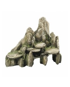 Akvaariumi dekoor Kivi koos samblaga 25,5x15,5x20cm roheline