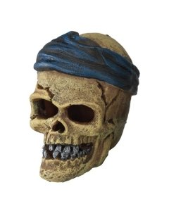 Akvaariumi dekor Pirate skull headcrack 7,2x6x7,8cm