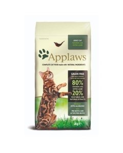 Kuivtoit Applaws täiskasvanud kassidele kana- ja lambalihaga / 400g