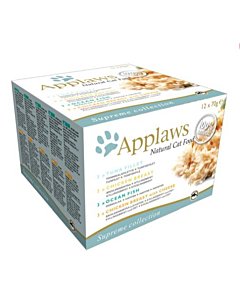 Applaws Supreme konservid kassidele, kana ja kalaga, 12 x 70 g