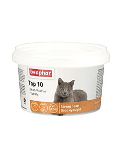 Beaphar Top 10 комплекс витаминов для кошек / 180 шт