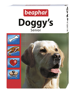 Beaphar Кормовая добавка Doggy’s Senior для собак старше 7 лет, 75 тбл